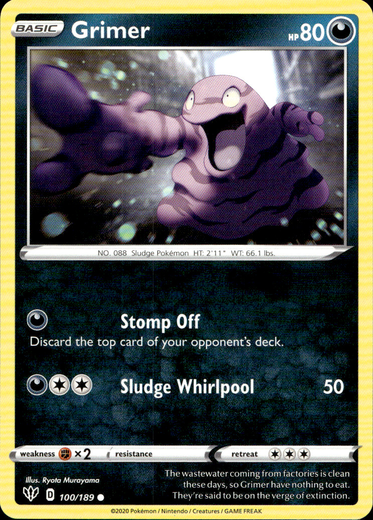 Scanned front of Grimer