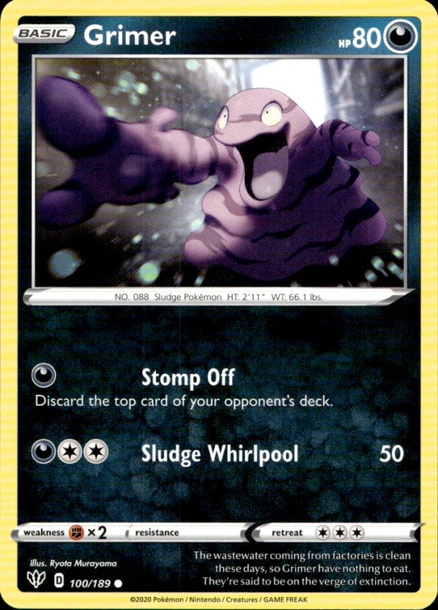 Scanned front of Grimer