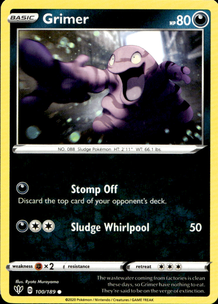 Scanned front of Grimer