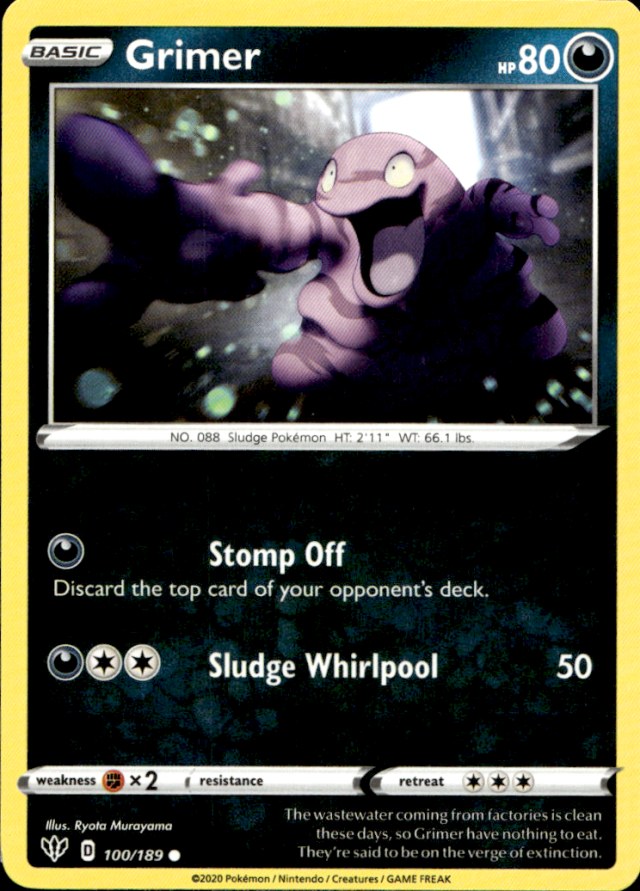 Scanned front of Grimer