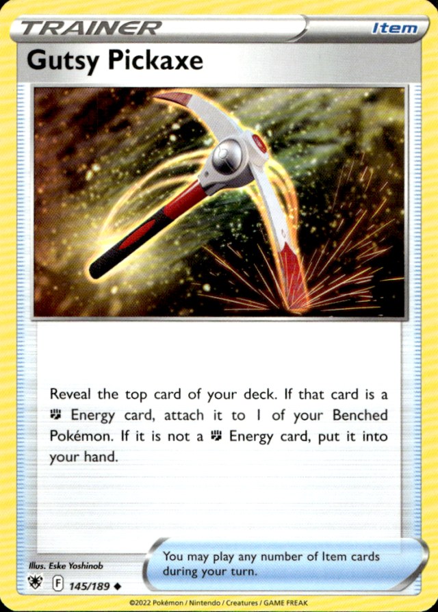 Scanned front of Gutsy Pickaxe