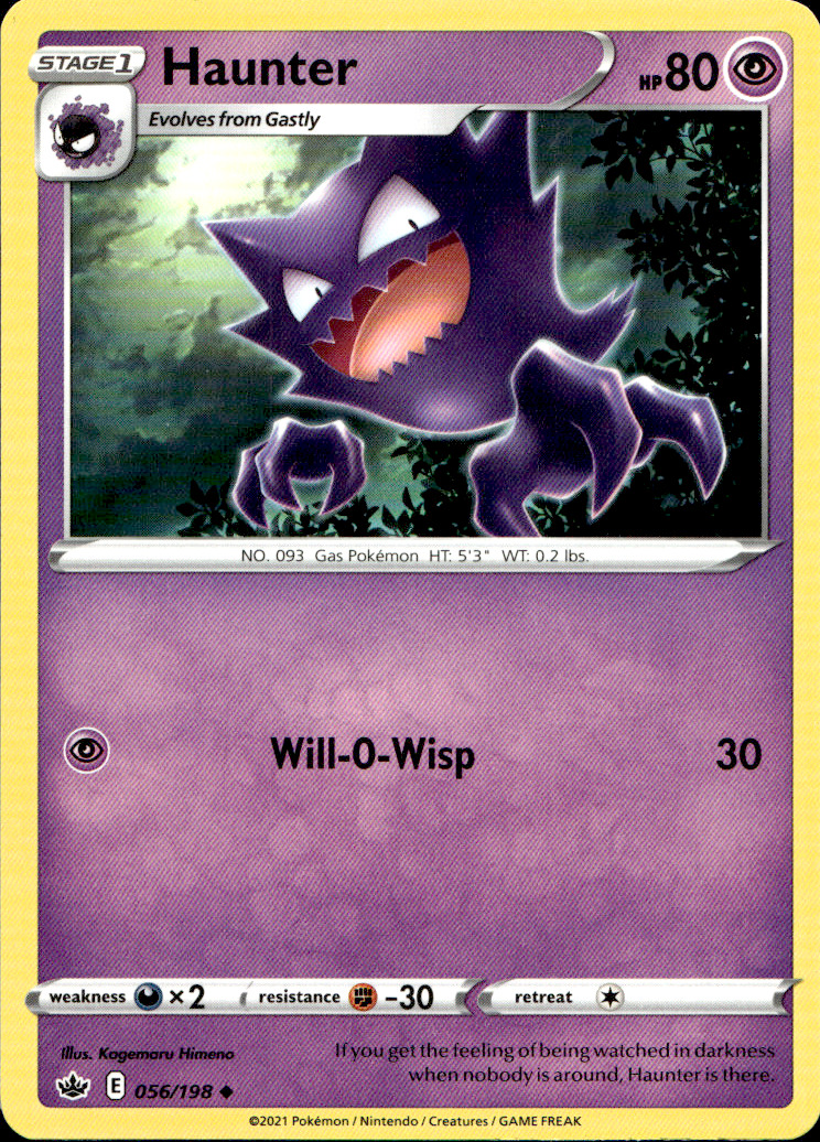 Scanned front of Haunter