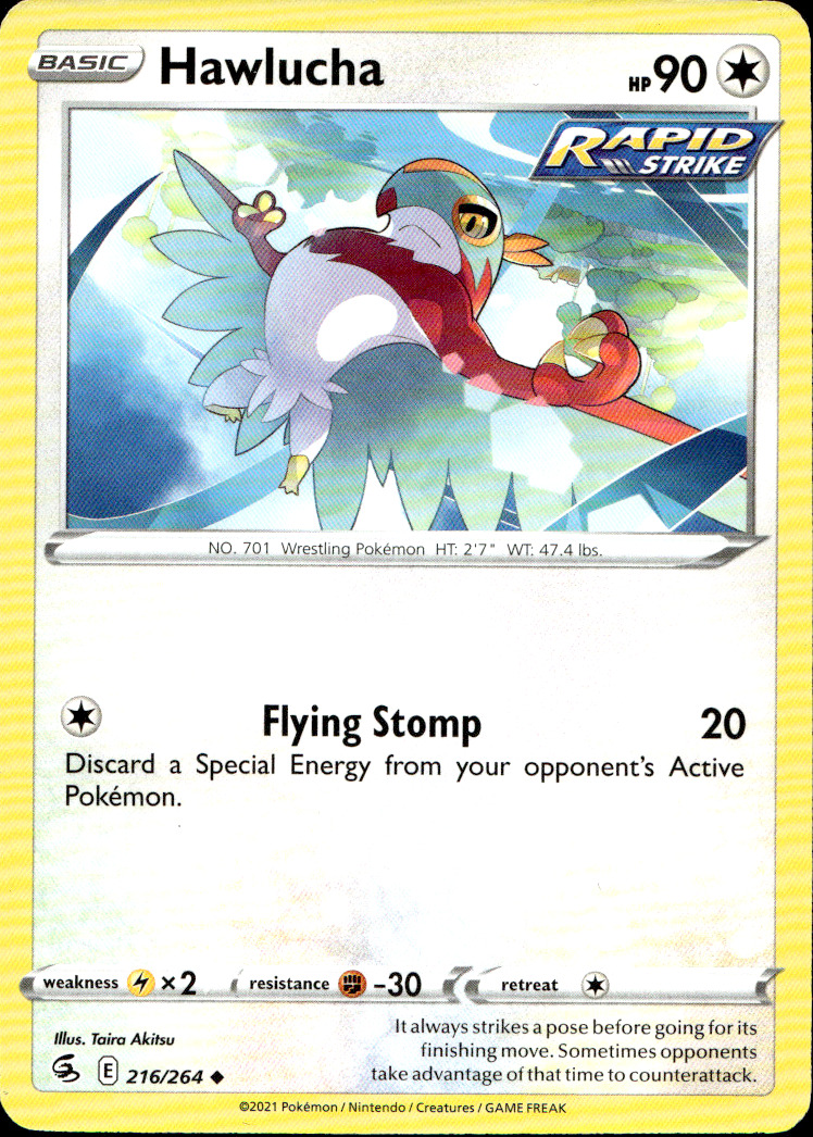 Scanned front of Hawlucha