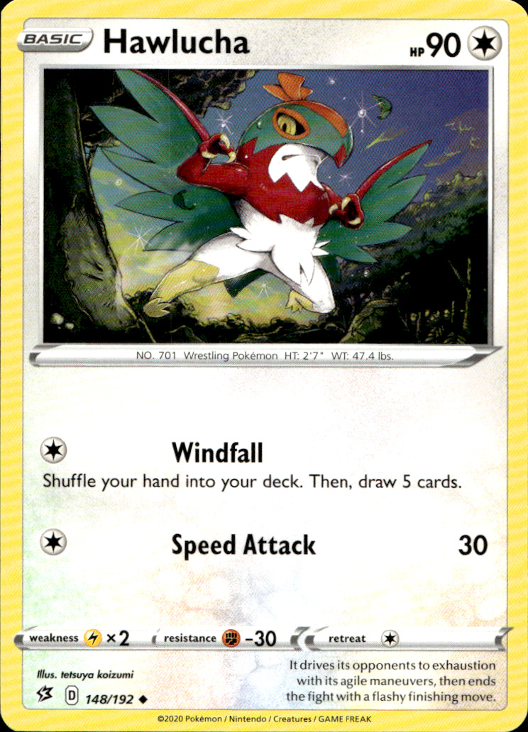 Scanned front of Hawlucha