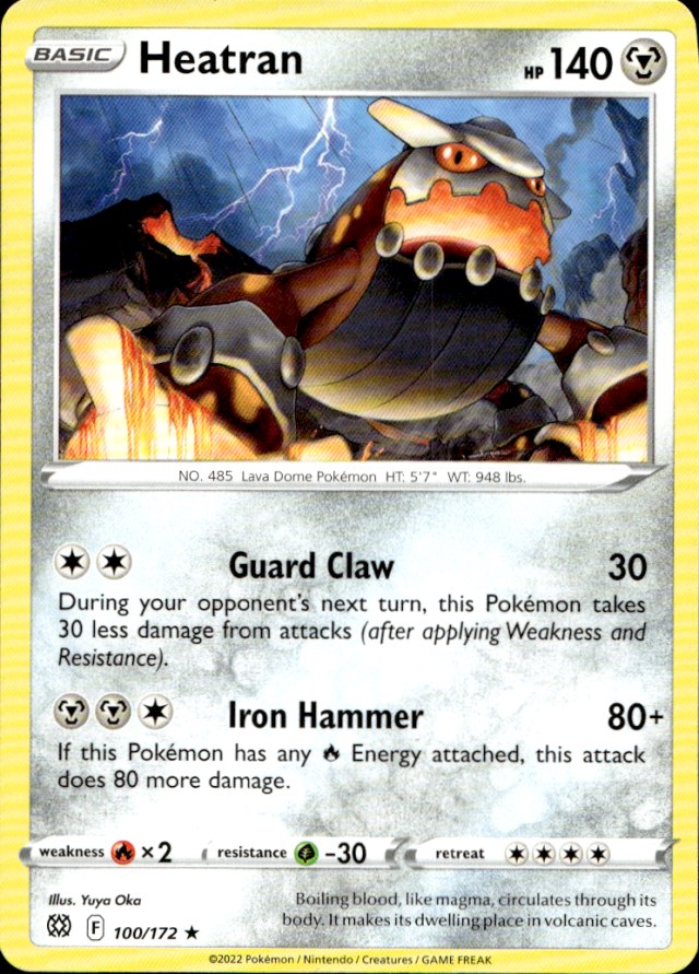 Scanned front of Heatran