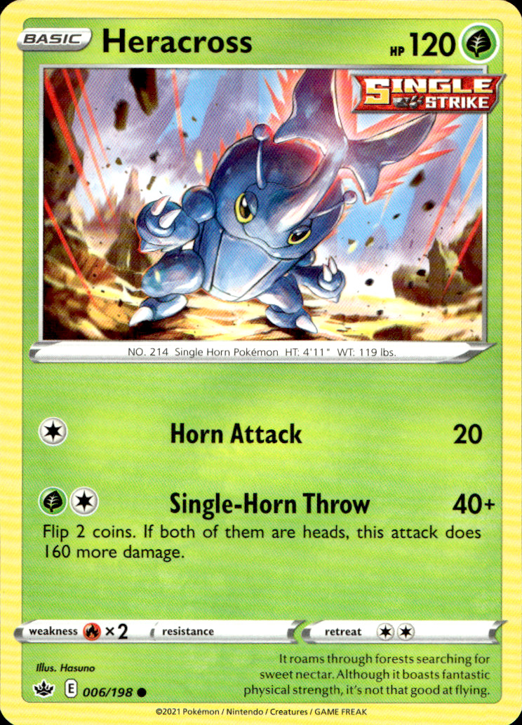 Scanned front of Heracross