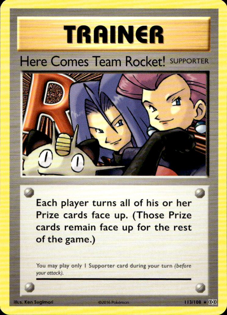 Scanned front of Here Comes Team Rocket!