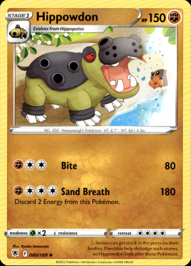 Scanned front of Hippowdon