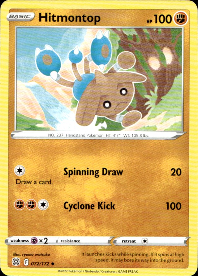Scanned front of Hitmontop