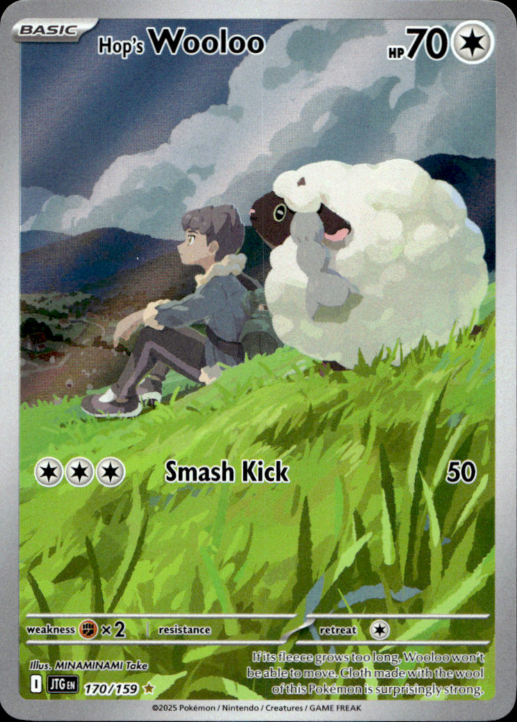 Scanned front of Hop's Wooloo