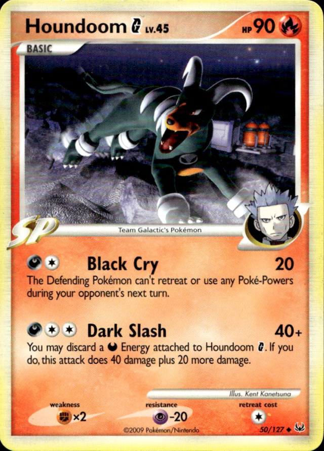 Scanned front of Houndoom G