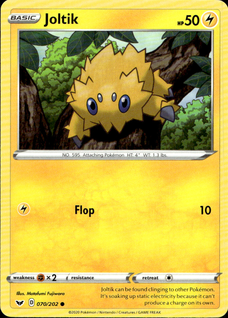 Scanned front of Joltik