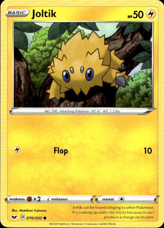 Scanned front of Joltik