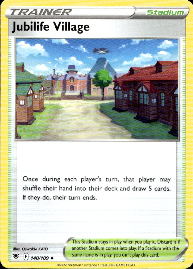 Scanned front of Jubilife Village
