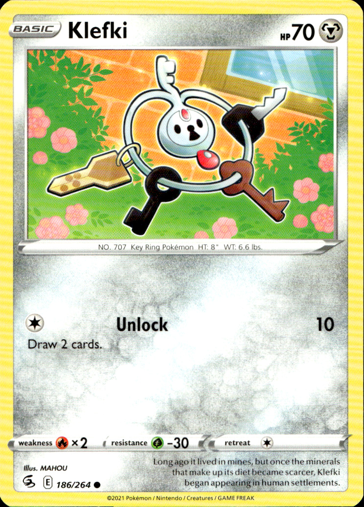 Scanned front of Klefki