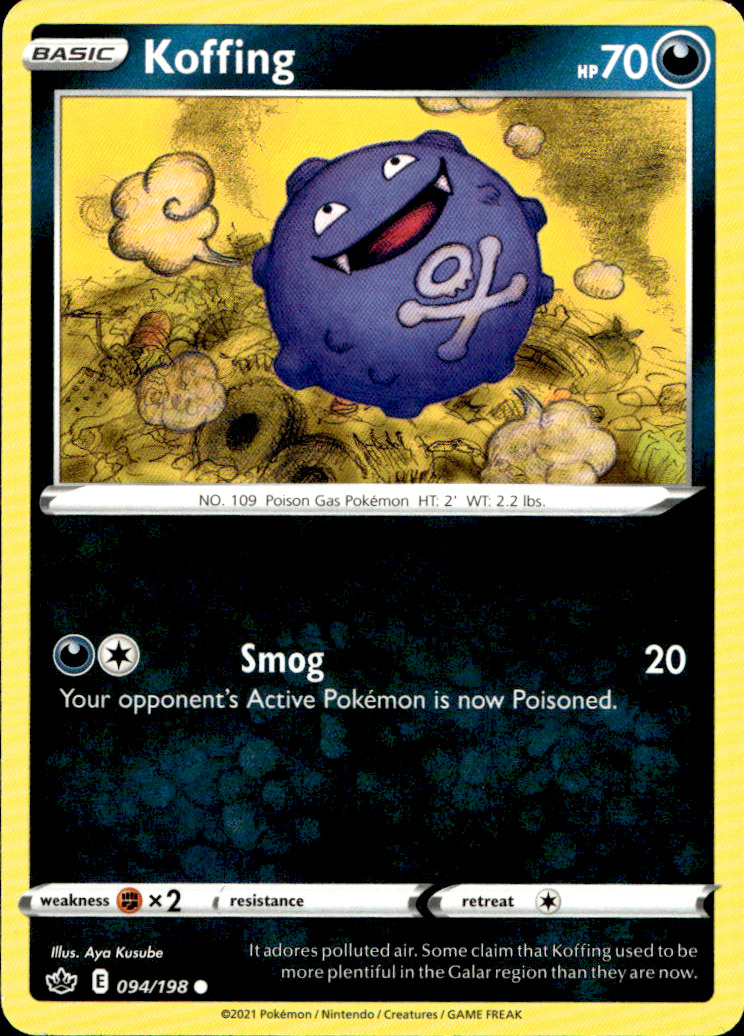 Scanned front of Koffing