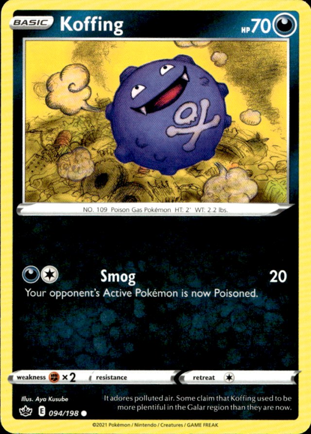 Scanned front of Koffing