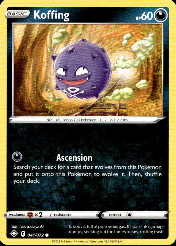 Scanned front of Koffing