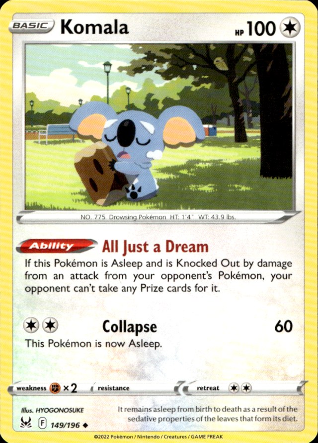 Scanned front of Komala
