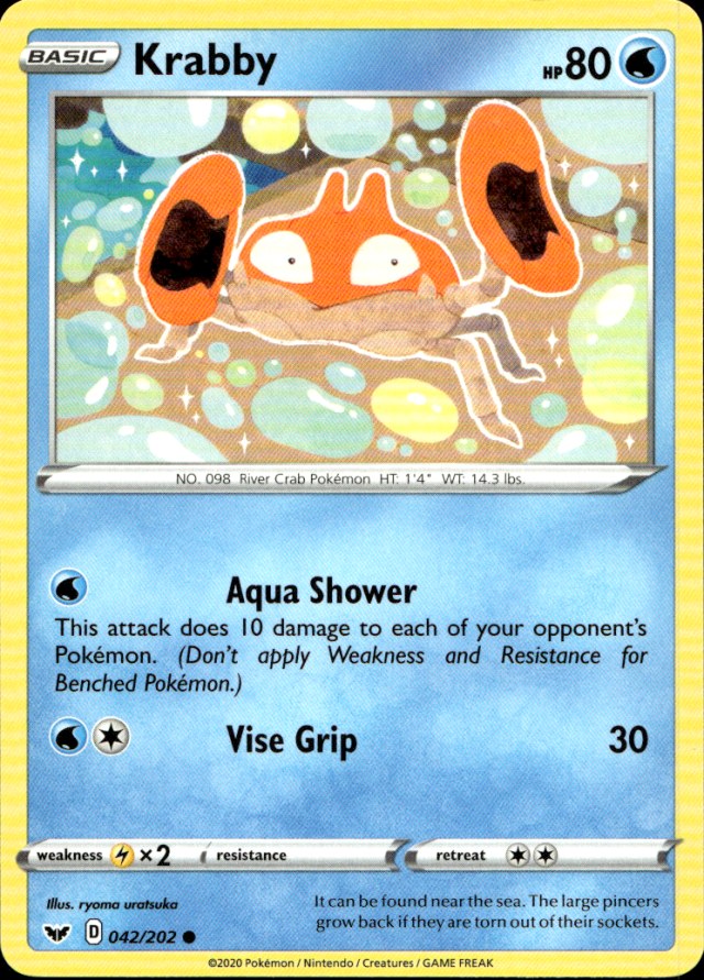 Scanned front of Krabby
