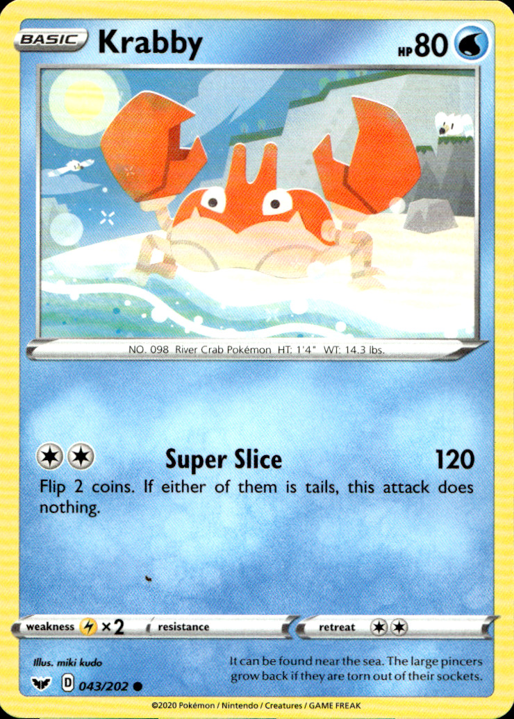 Scanned front of Krabby