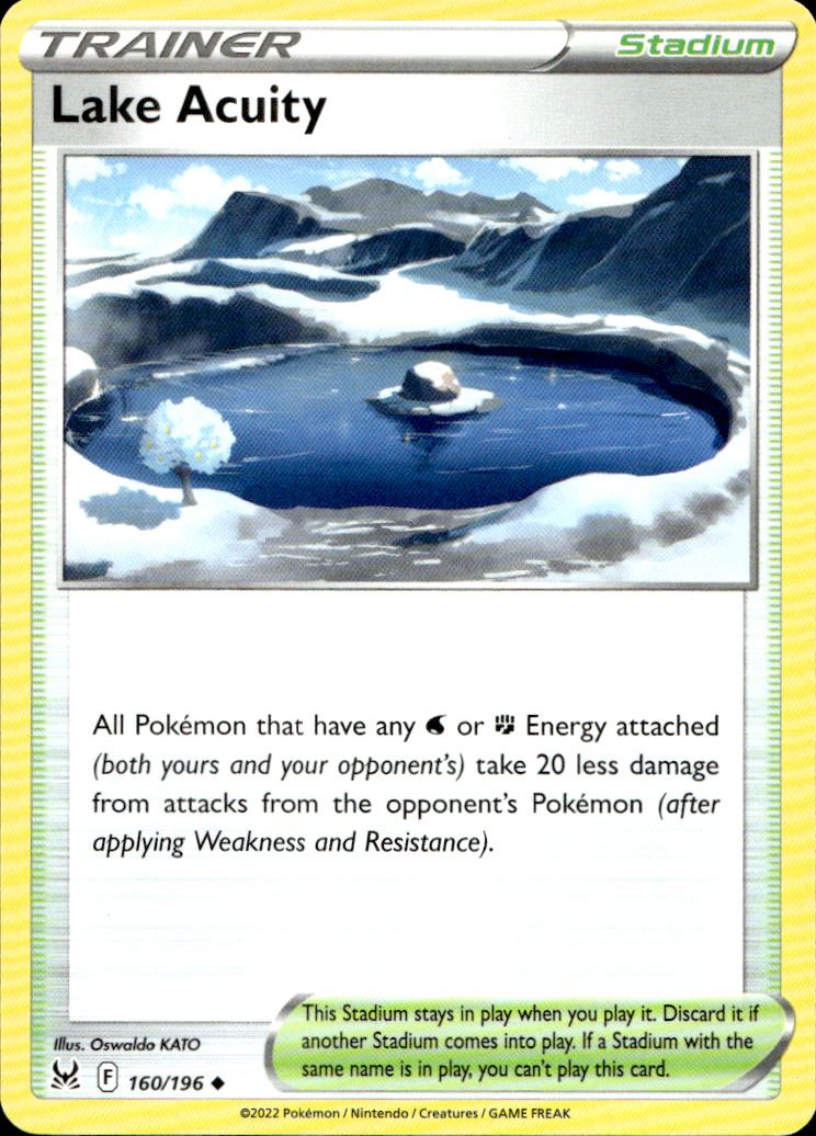 Scanned front of Lake Acuity
