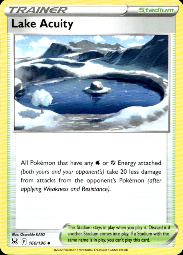Scanned front of Lake Acuity