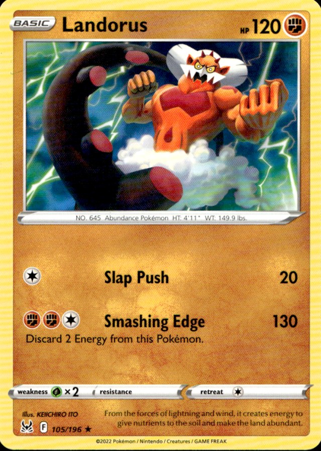 Scanned front of Landorus