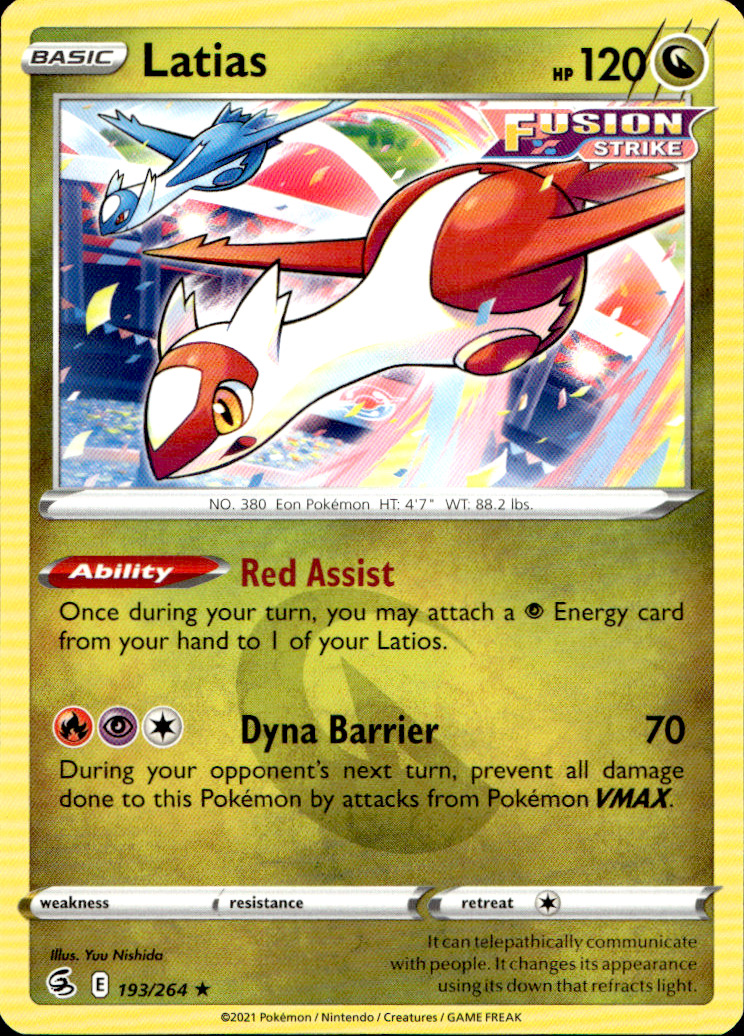 Scanned front of Latias