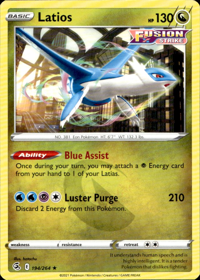 Scanned front of Latios