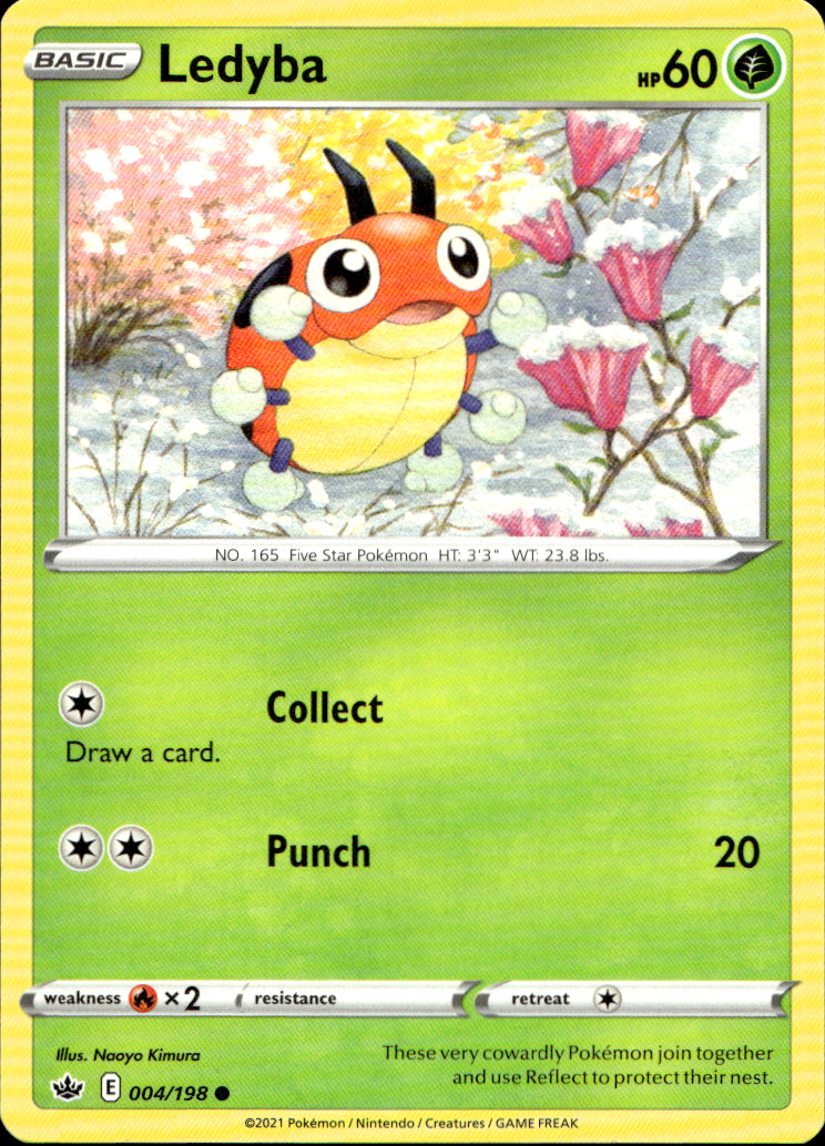 Scanned front of Ledyba