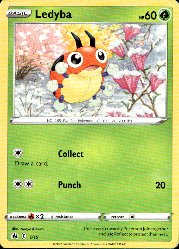 Scanned front of Ledyba