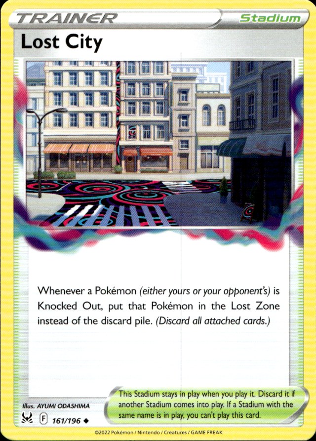 Scanned front of Lost City