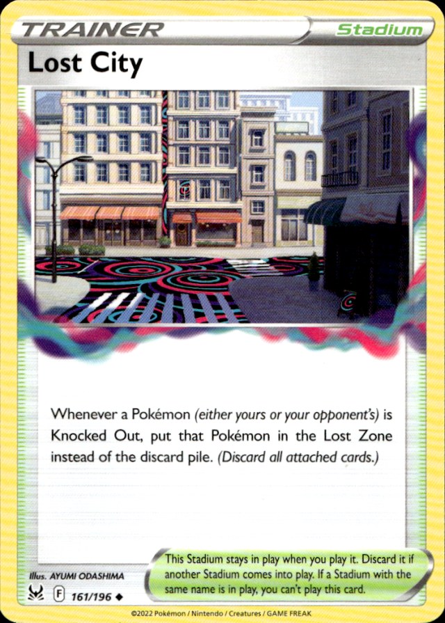 Scanned front of Lost City