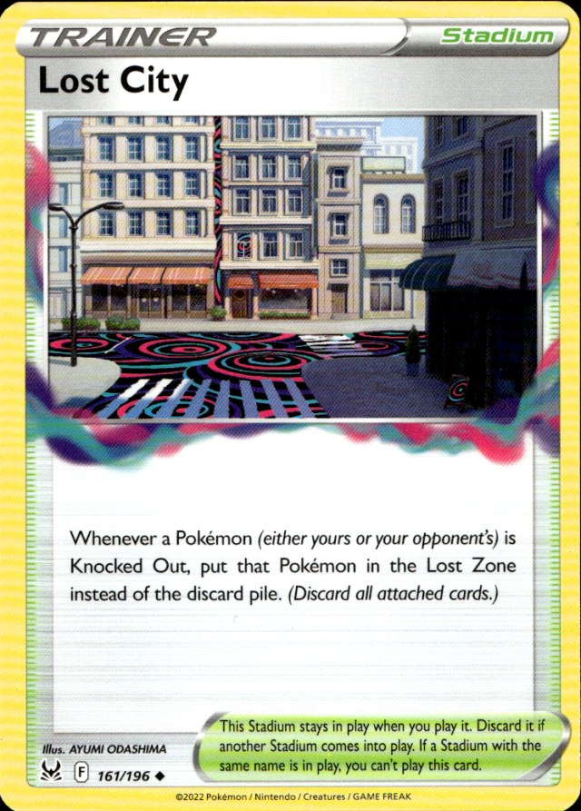 Scanned front of Lost City