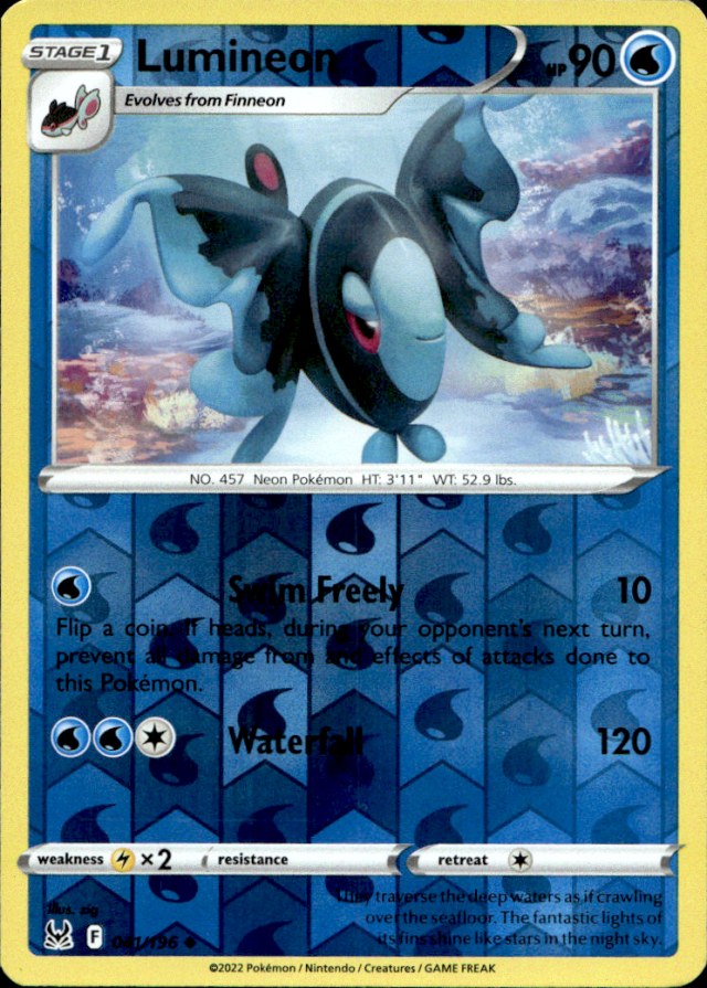 Scanned front of Lumineon