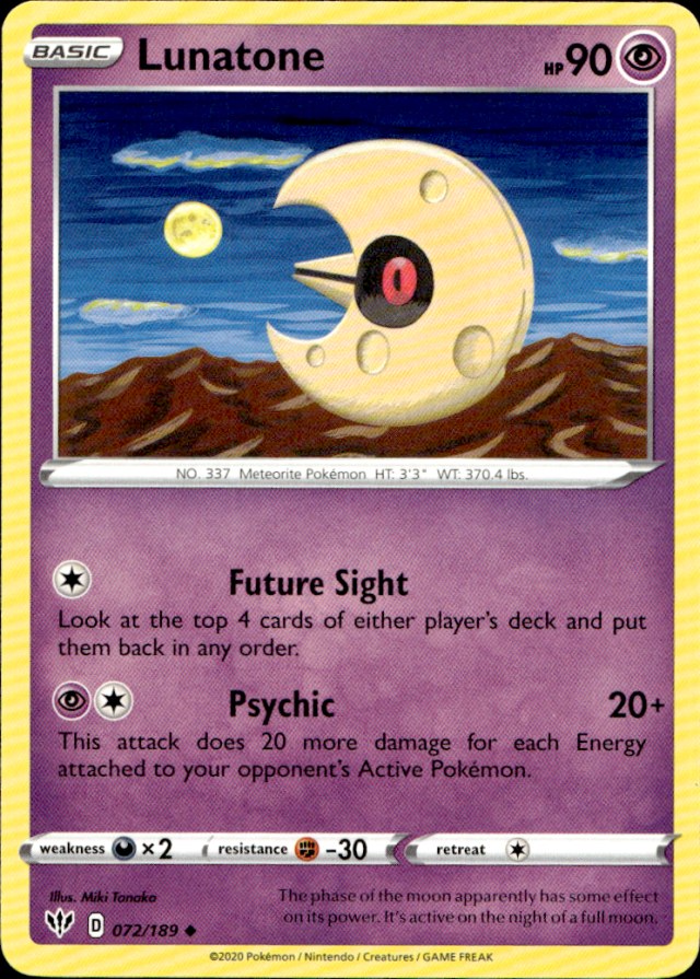 Scanned front of Lunatone