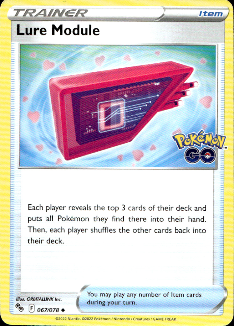 Scanned front of Lure Module