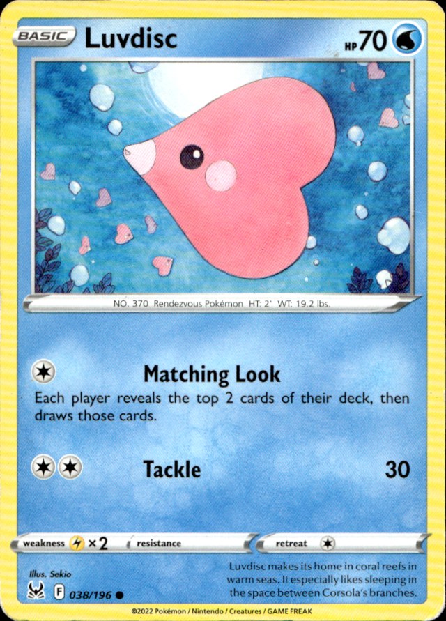 Scanned front of Luvdisc