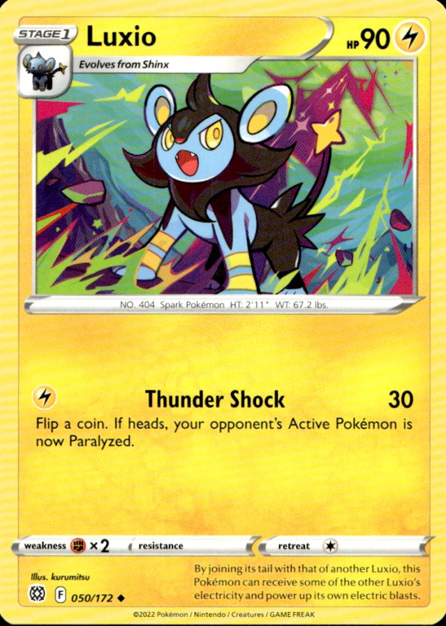 Scanned front of Luxio