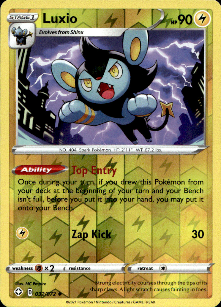 Scanned front of Luxio
