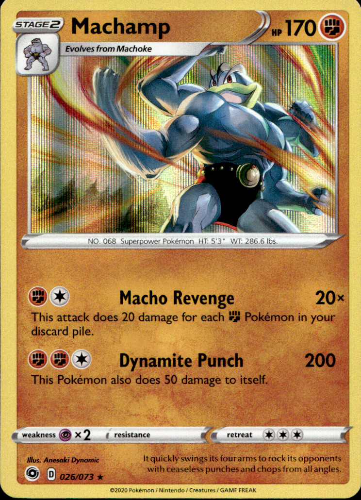 Scanned front of Machamp