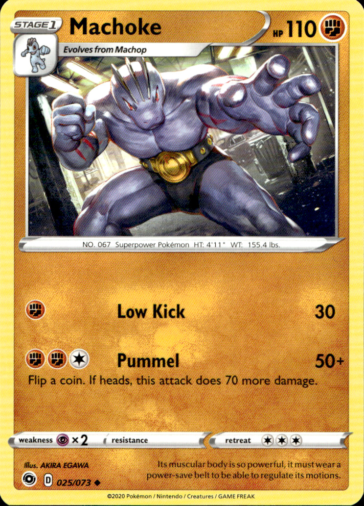 Scanned front of Machoke