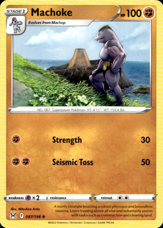 Scanned front of Machoke