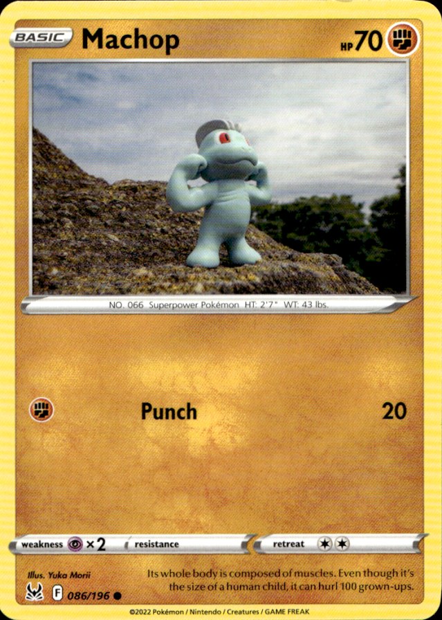 Scanned front of Machop