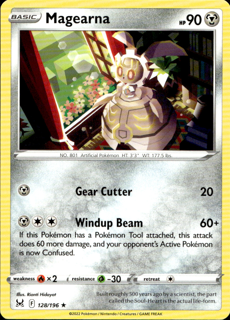 Scanned front of Magearna