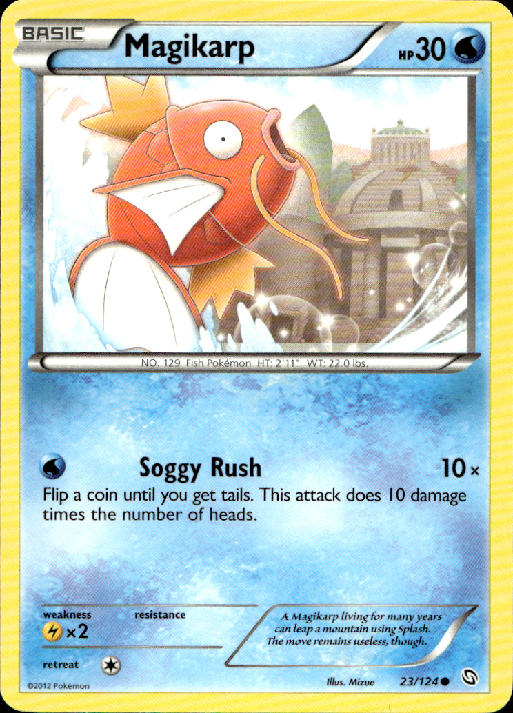 Scanned front of Magikarp
