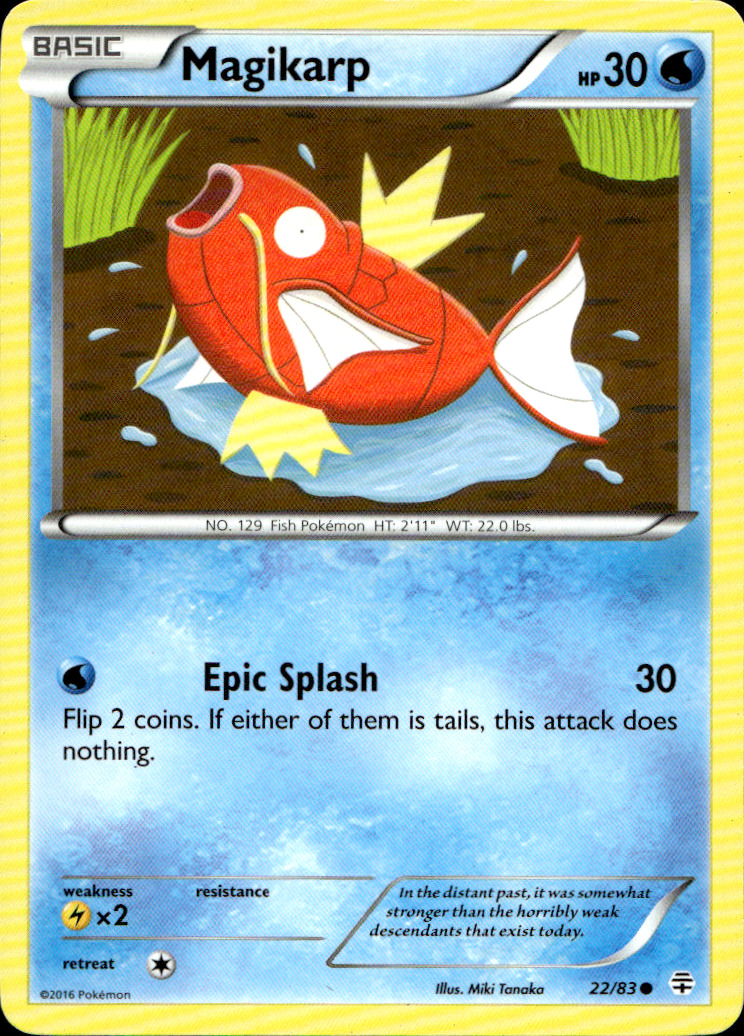 Scanned front of Magikarp