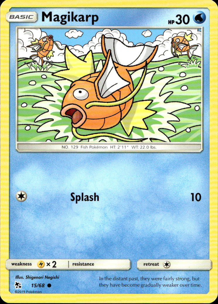 Scanned front of Magikarp