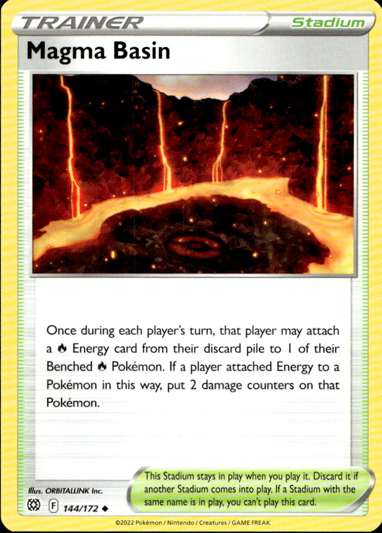 Scanned front of Magma Basin